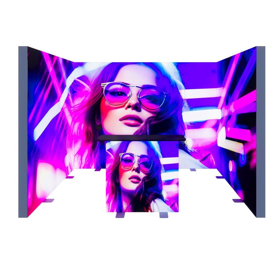 2x3m h225cm Lightbox U Stand