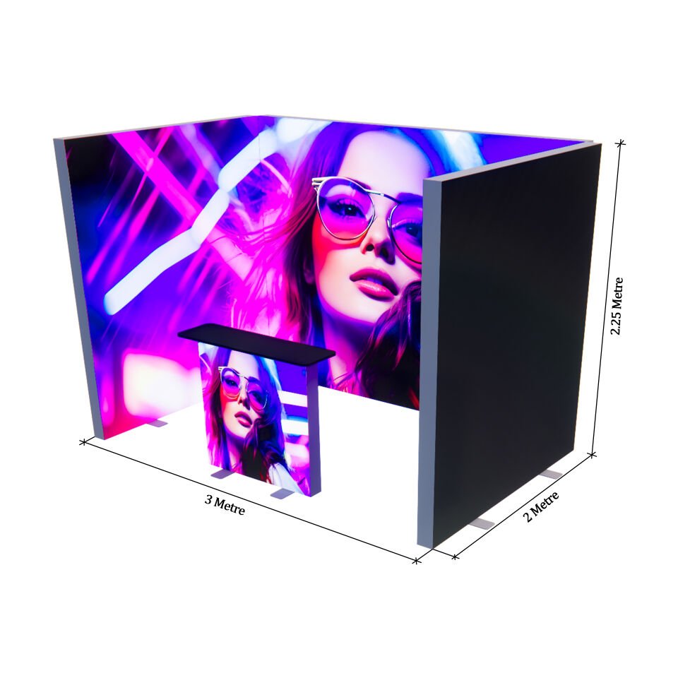 2x3m h225cm Lightbox U Stand