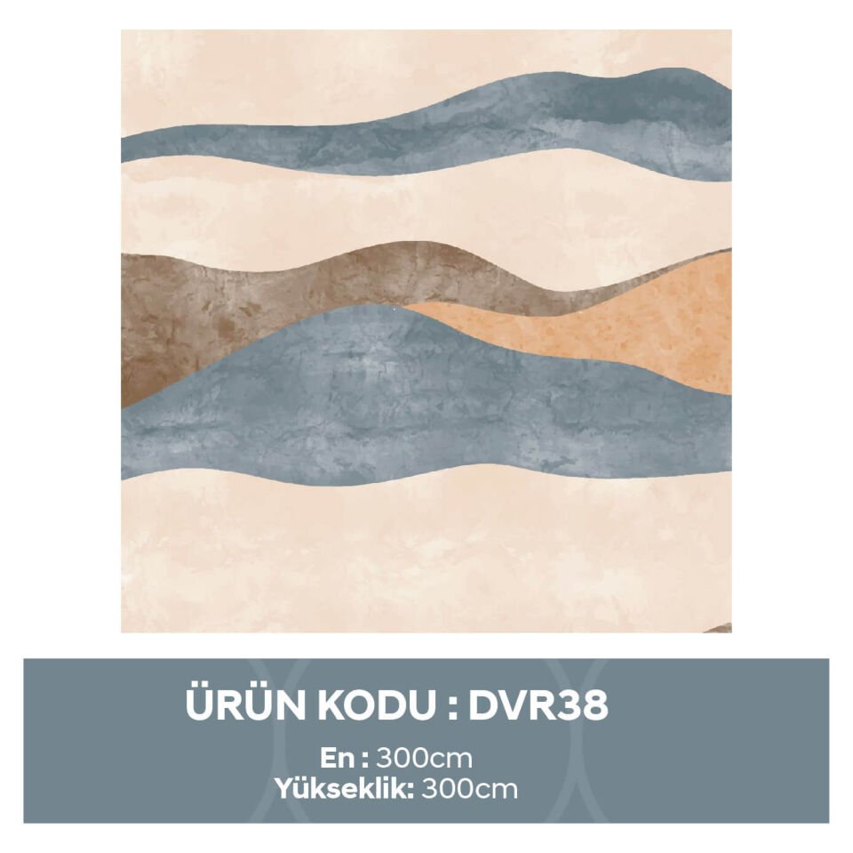 Pastel Soft Dalgalar Duvar Kağıdı