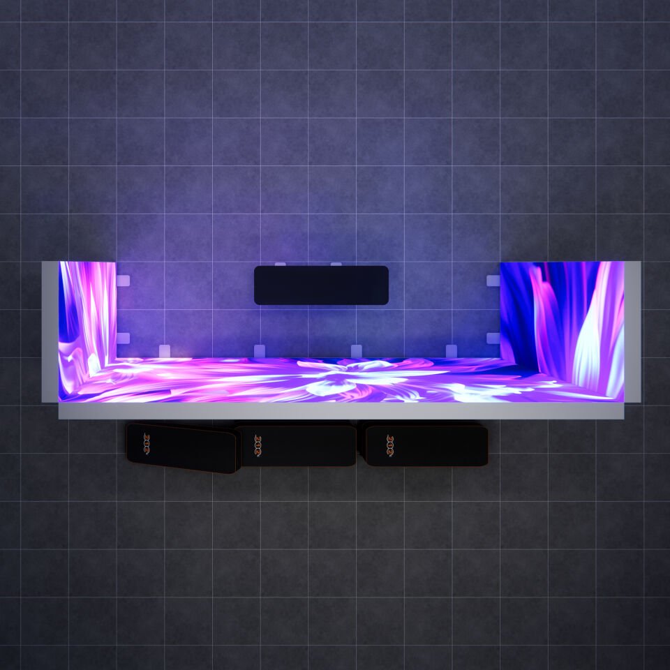 1x4m h225cm Lightbox U Stand