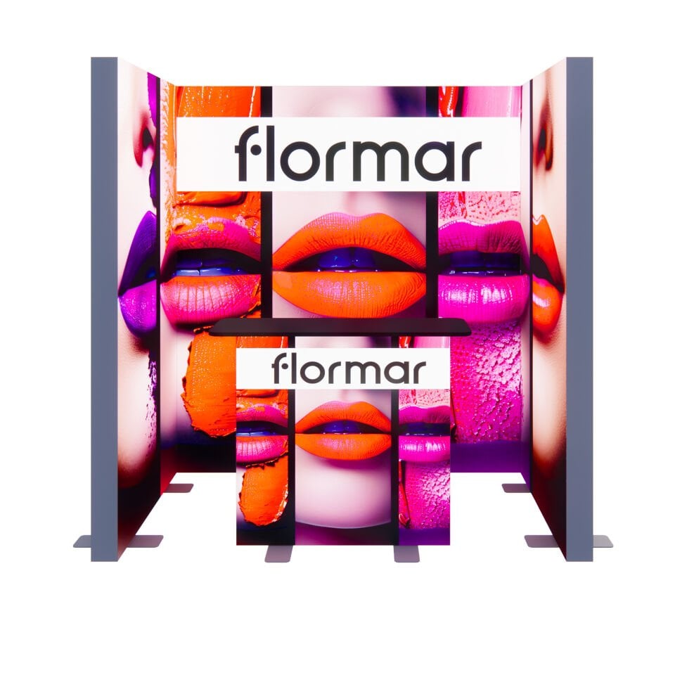 1x2m h225cm Lightbox U Stand