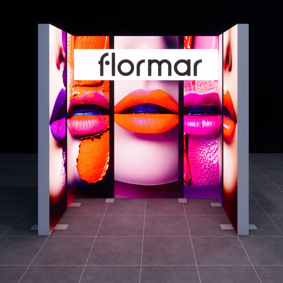 1x2m h225cm Lightbox U Stand