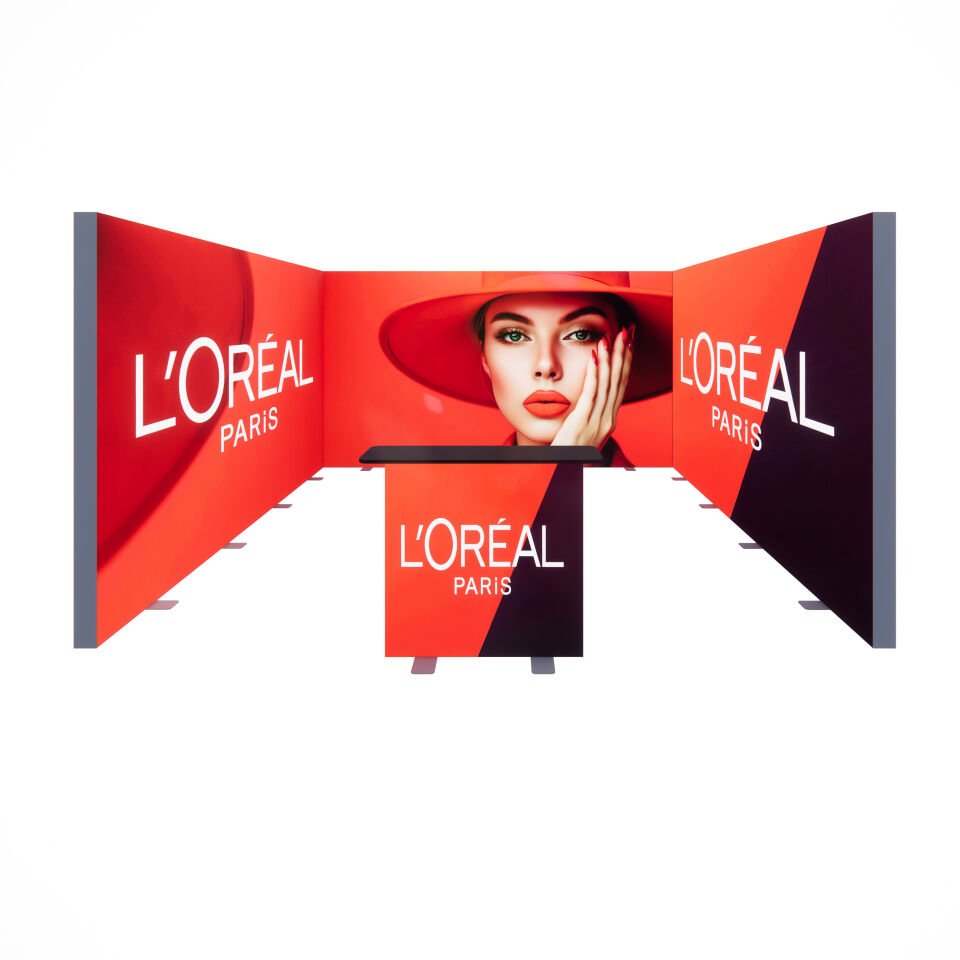 4x4m h225cm Lightbox U Stand