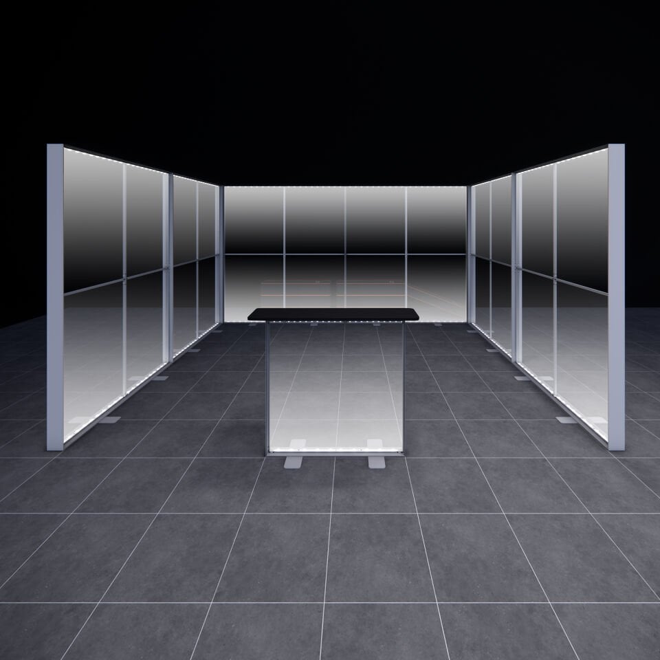 4x4m h225cm Lightbox U Stand