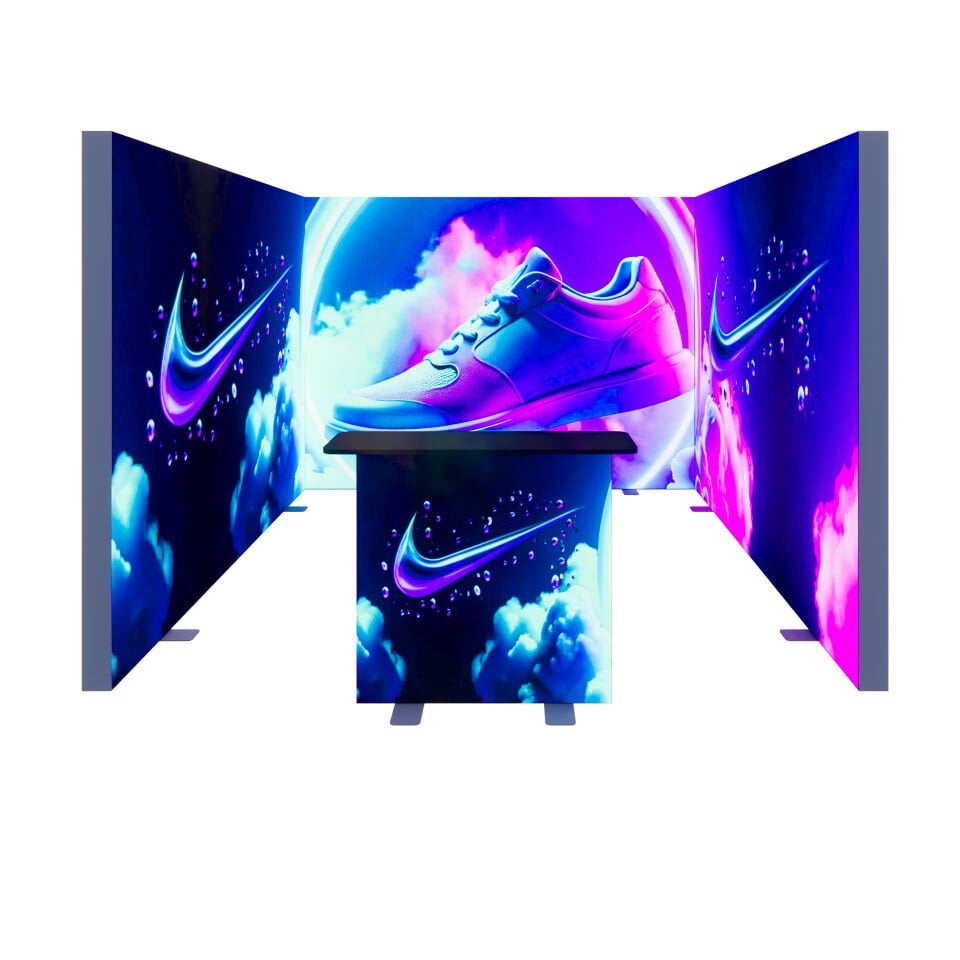 3x3m h225cm Lightbox U Stand