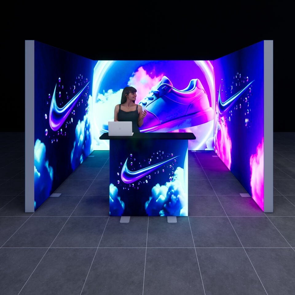 3x3m h225cm Lightbox U Stand