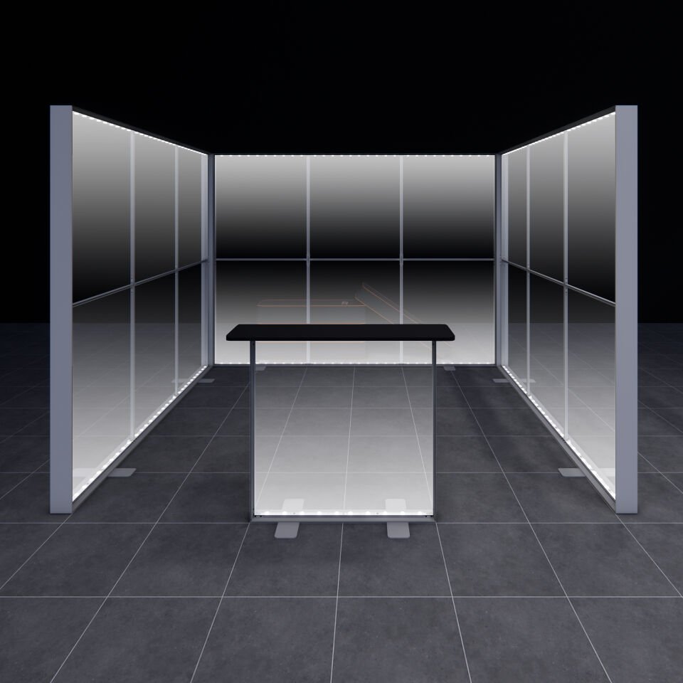 3x3m h225cm Lightbox U Stand