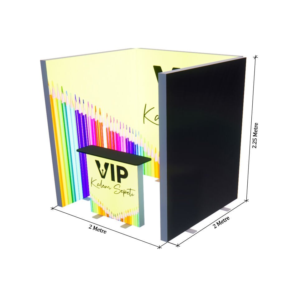 2x2m h225cm Lightbox U Stand