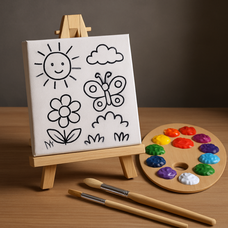 Boyama Kanvas Baskı Mat 160gr