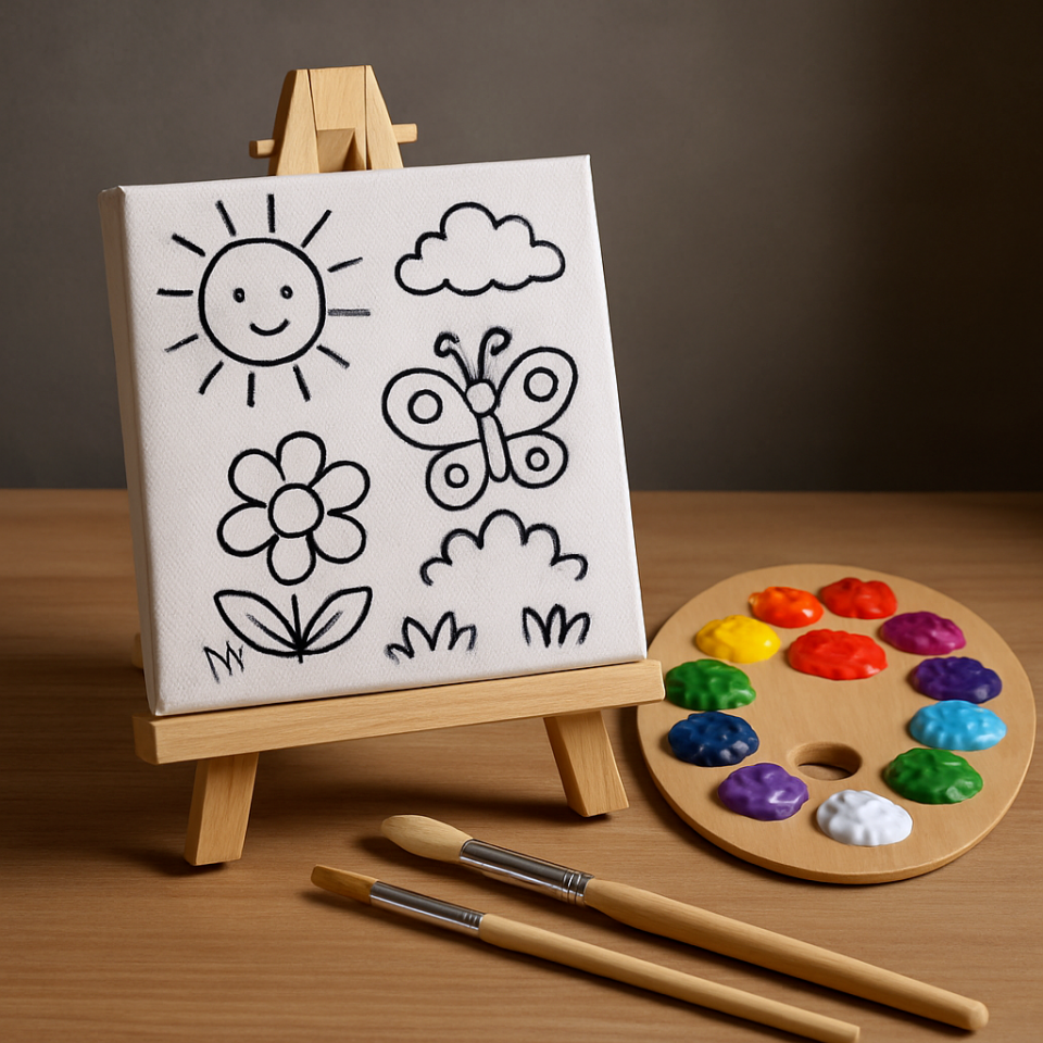 Boyama Kanvas Baskı Mat 160gr