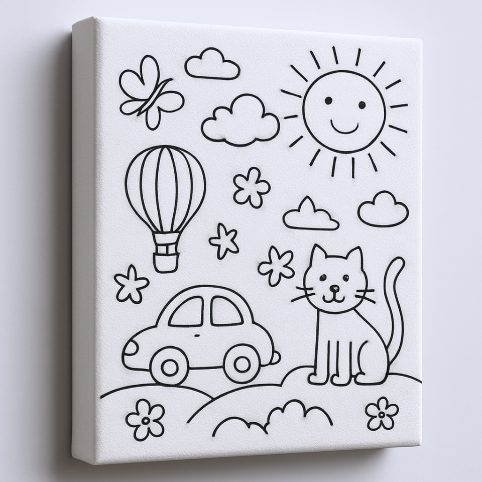 Boyama Kanvas Baskı Mat 160gr