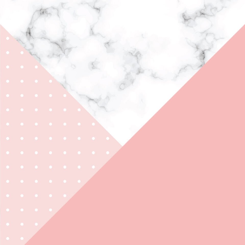 Pembe Puantiye ve Mermer Duvar Kağıdı