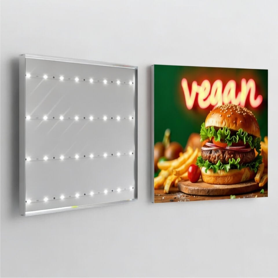 5cm Tek Taraflı Lightbox