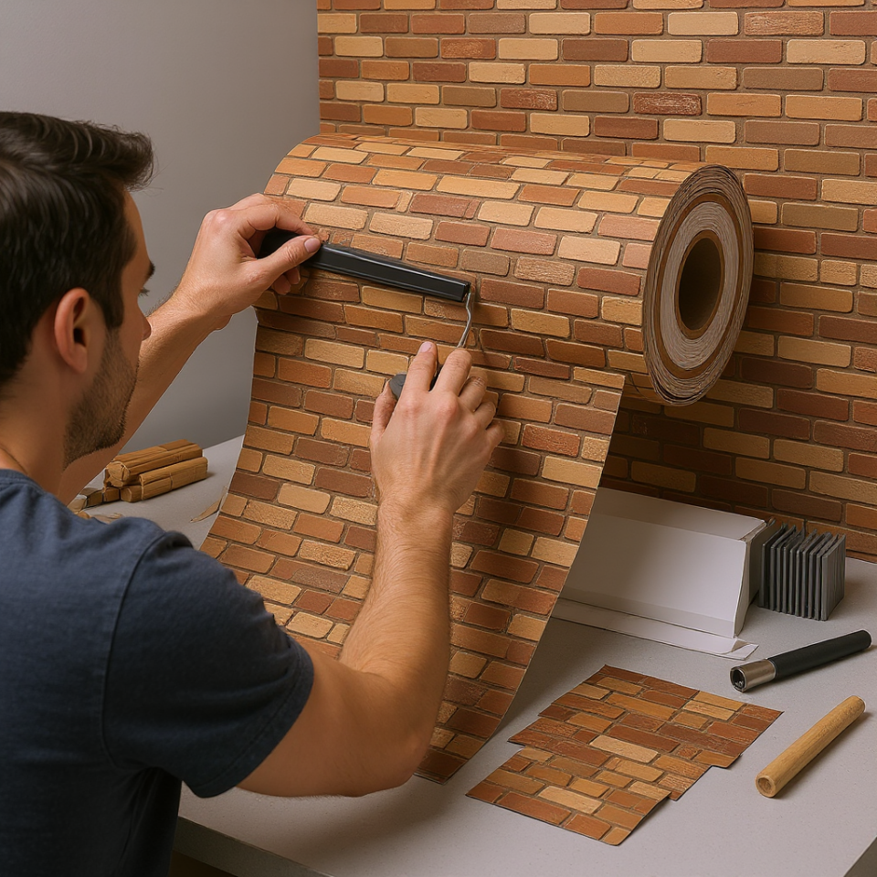 Dokulu Duvar Kağıdı Baskı 250gr