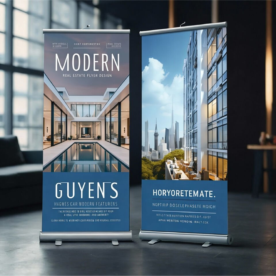 Roll-up banner 85x200 cm
