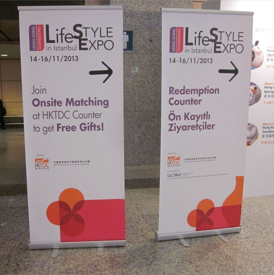 Roll-up banner 85x200 cm