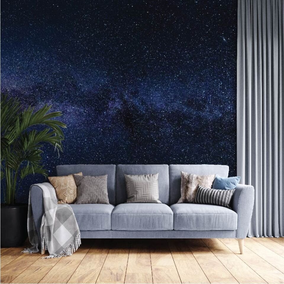 Karanlık Gece ve Yıldızlar Duvar Kağıdı