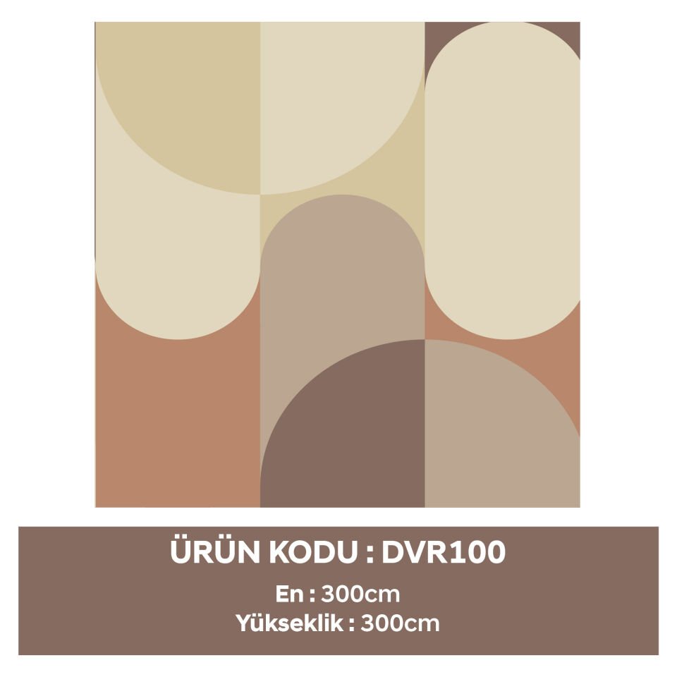 Pastel Geometrik Desen Duvar Kağıdı