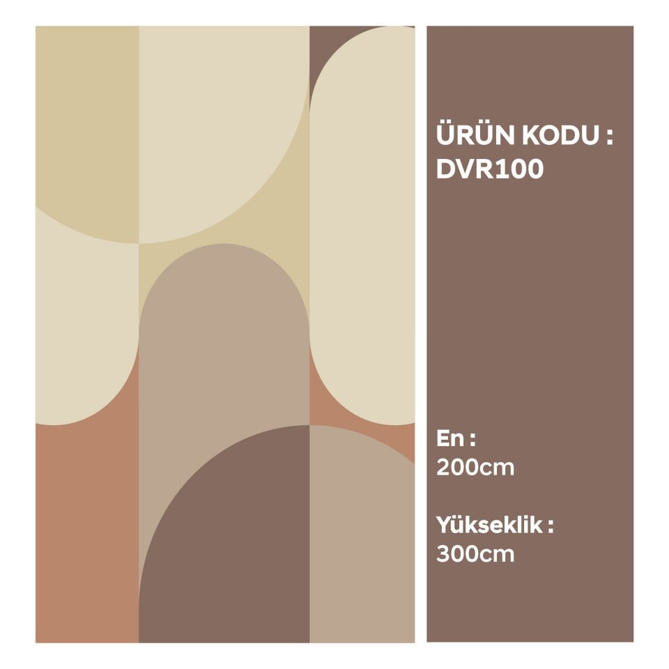 Pastel Geometrik Desen Duvar Kağıdı