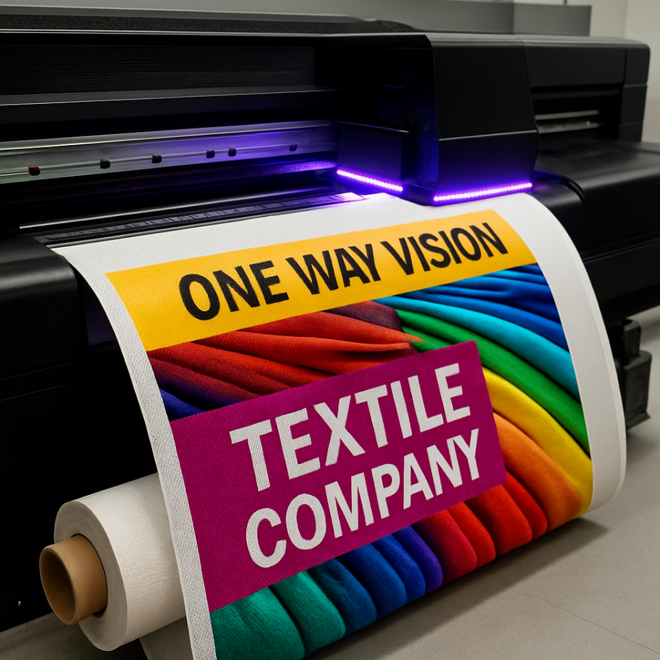 One Way Vision Baskı Avery UV Uyumlu