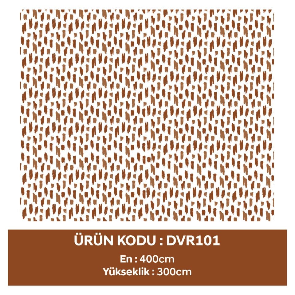 Kahverengi Fırça Deseni Duvar Kağıdı