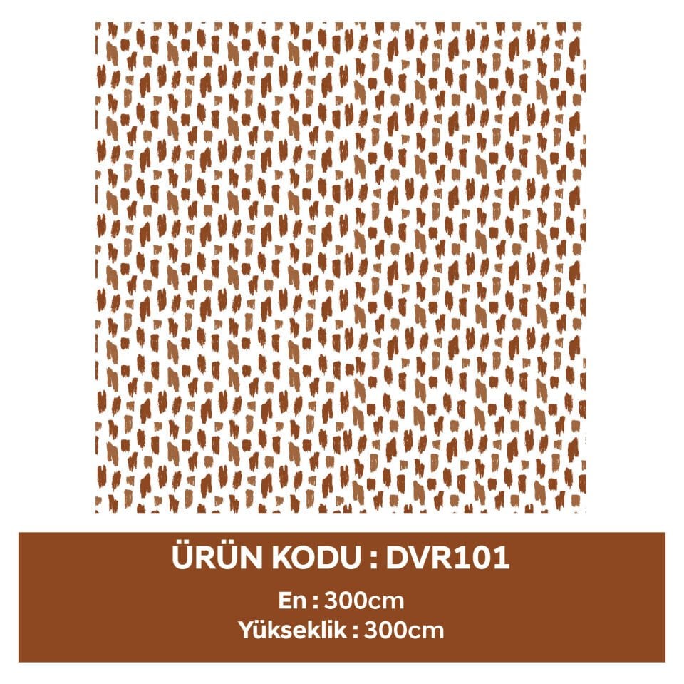 Kahverengi Fırça Deseni Duvar Kağıdı