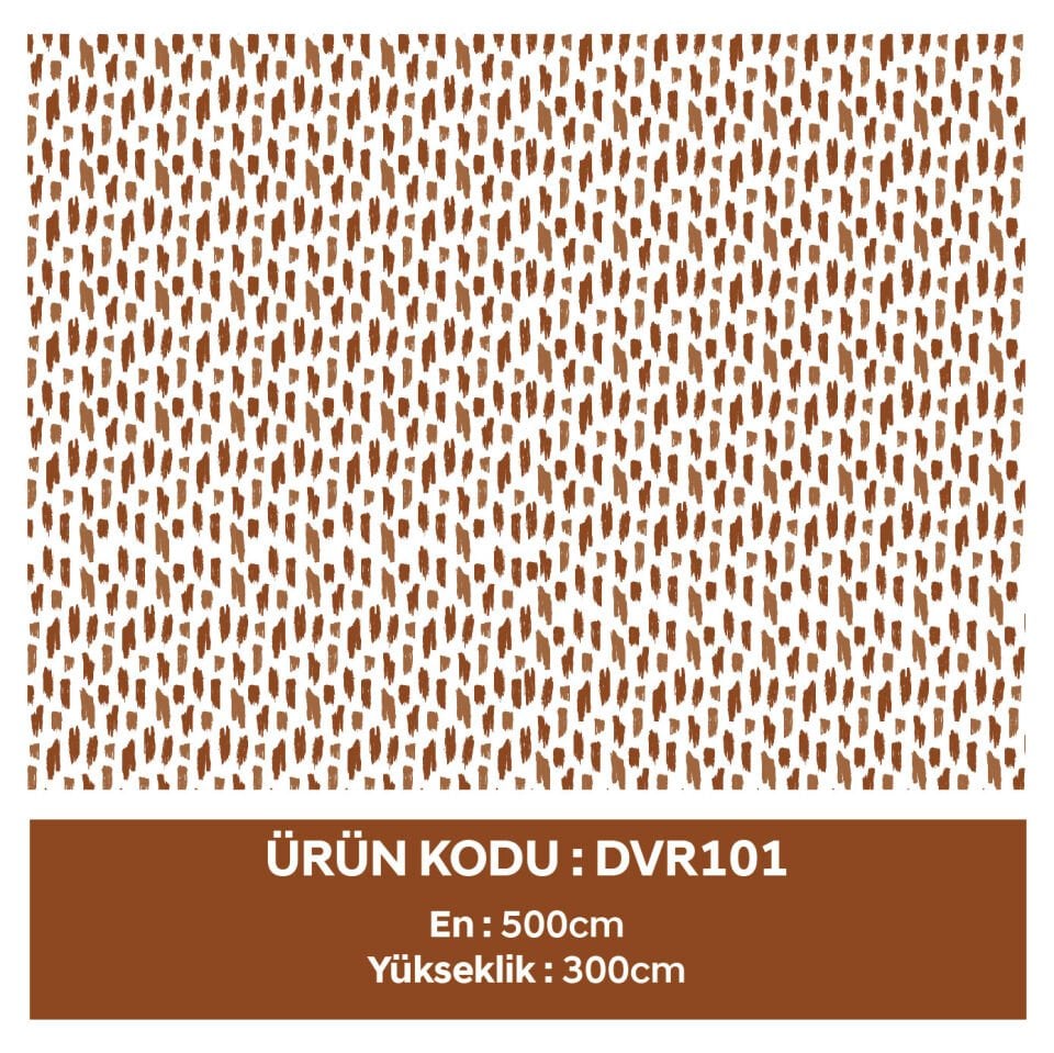 Kahverengi Fırça Deseni Duvar Kağıdı