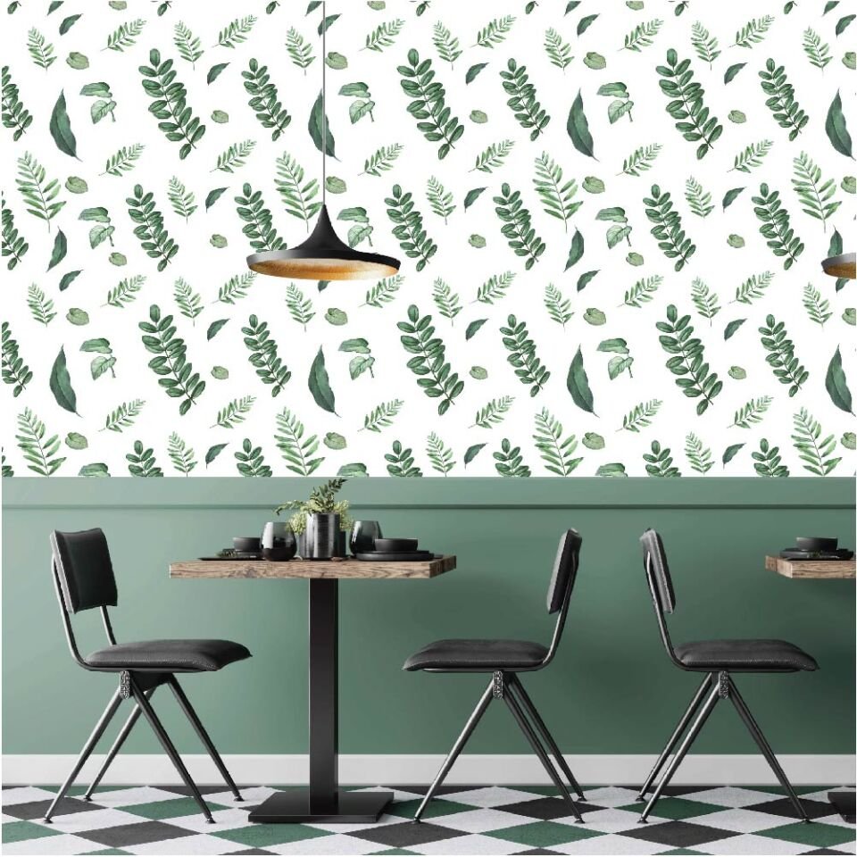 Küçük Yeşil Yapraklar Duvar Kağıdı