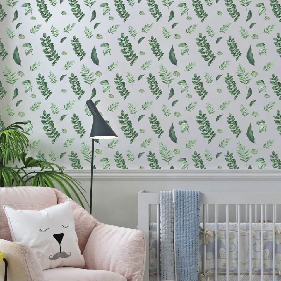 Küçük Yeşil Yapraklar Duvar Kağıdı