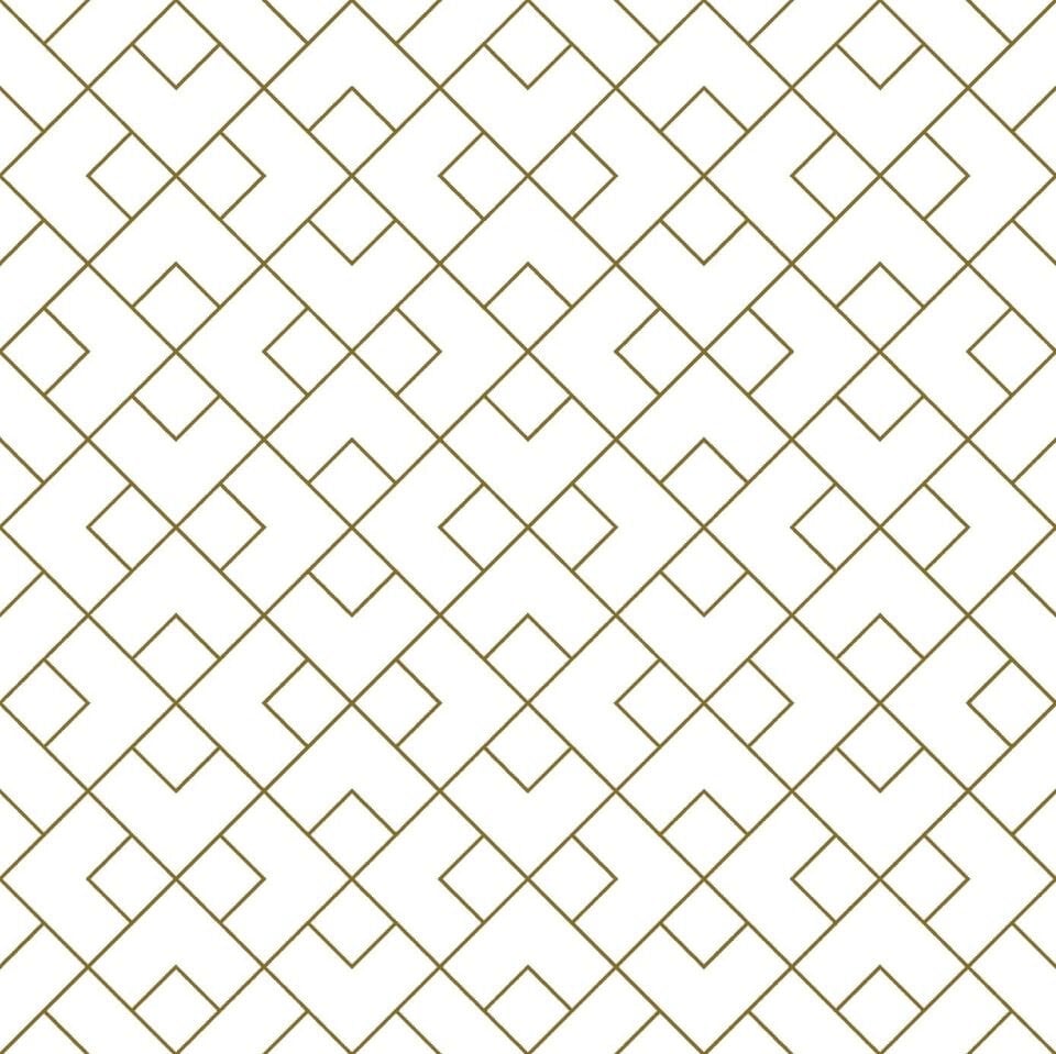 Gold Geometrik Desen Duvar Kağıdı