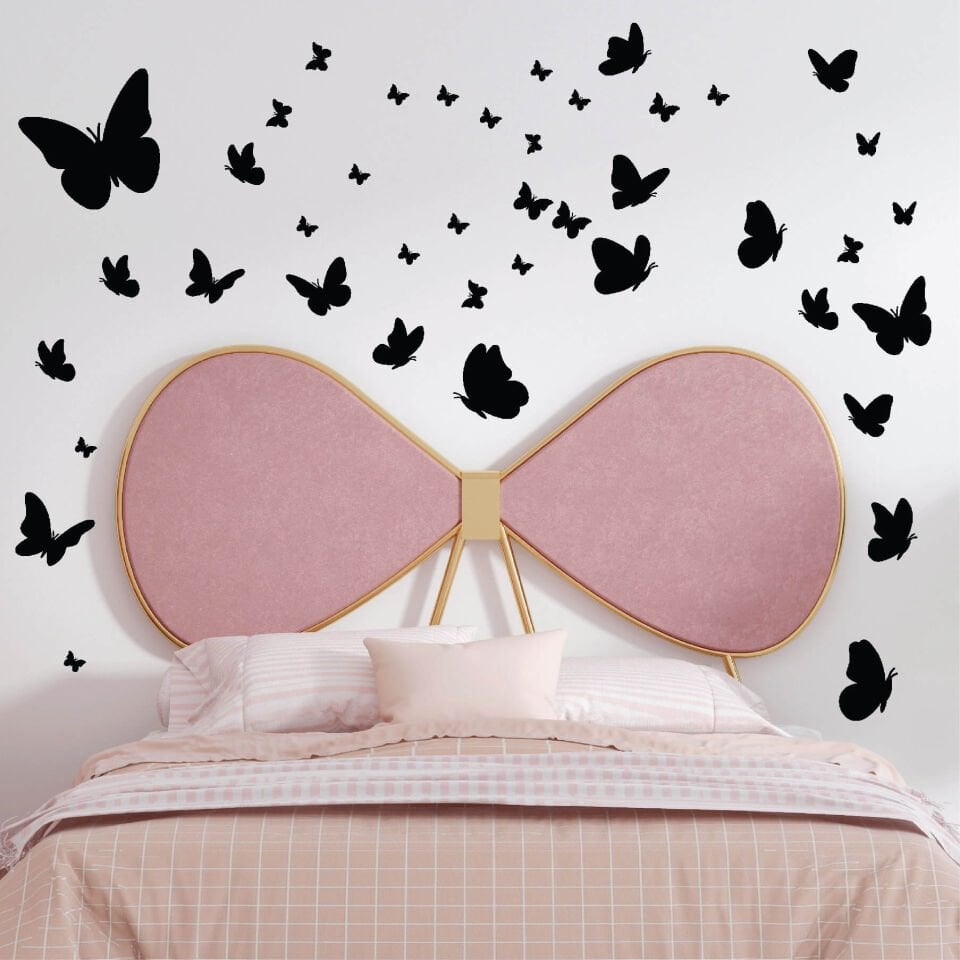 Siyah Kelebek Sticker