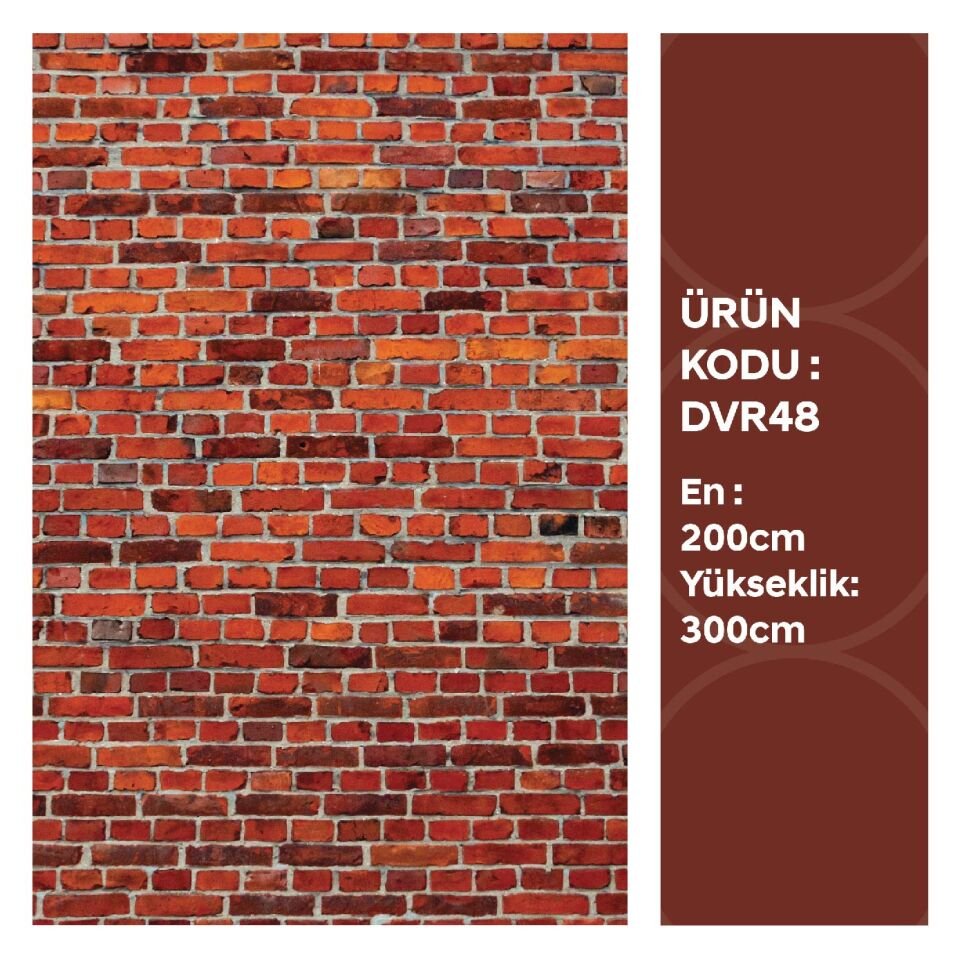 Taş Tuğla Deseni Duvar Kağıdı