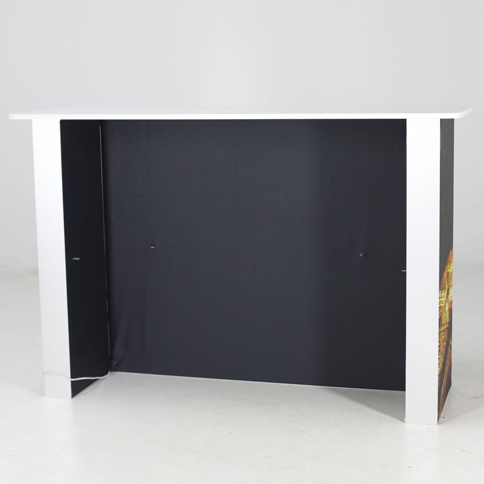 Raflı Banko Lightbox 160x50xh110cm