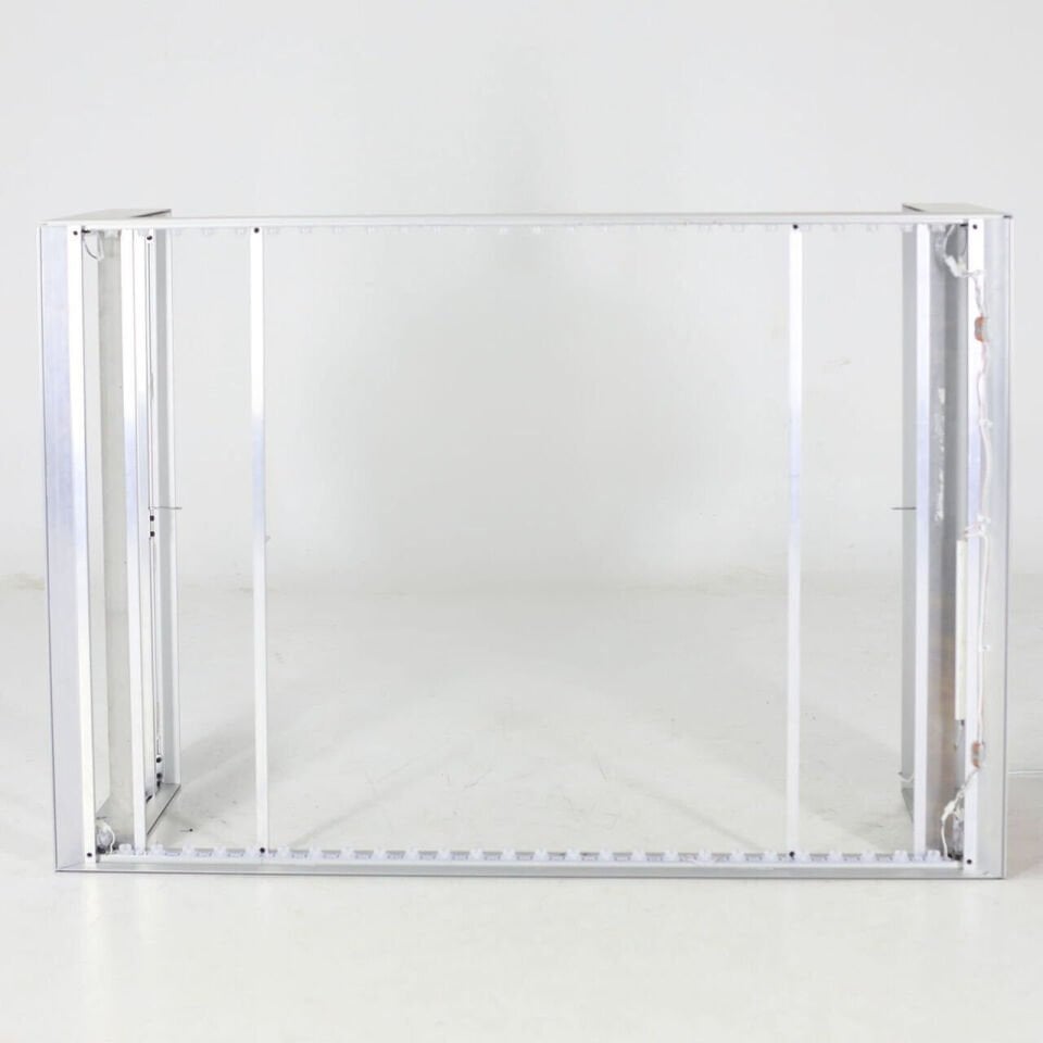 Raflı Banko Lightbox 160x50xh110cm