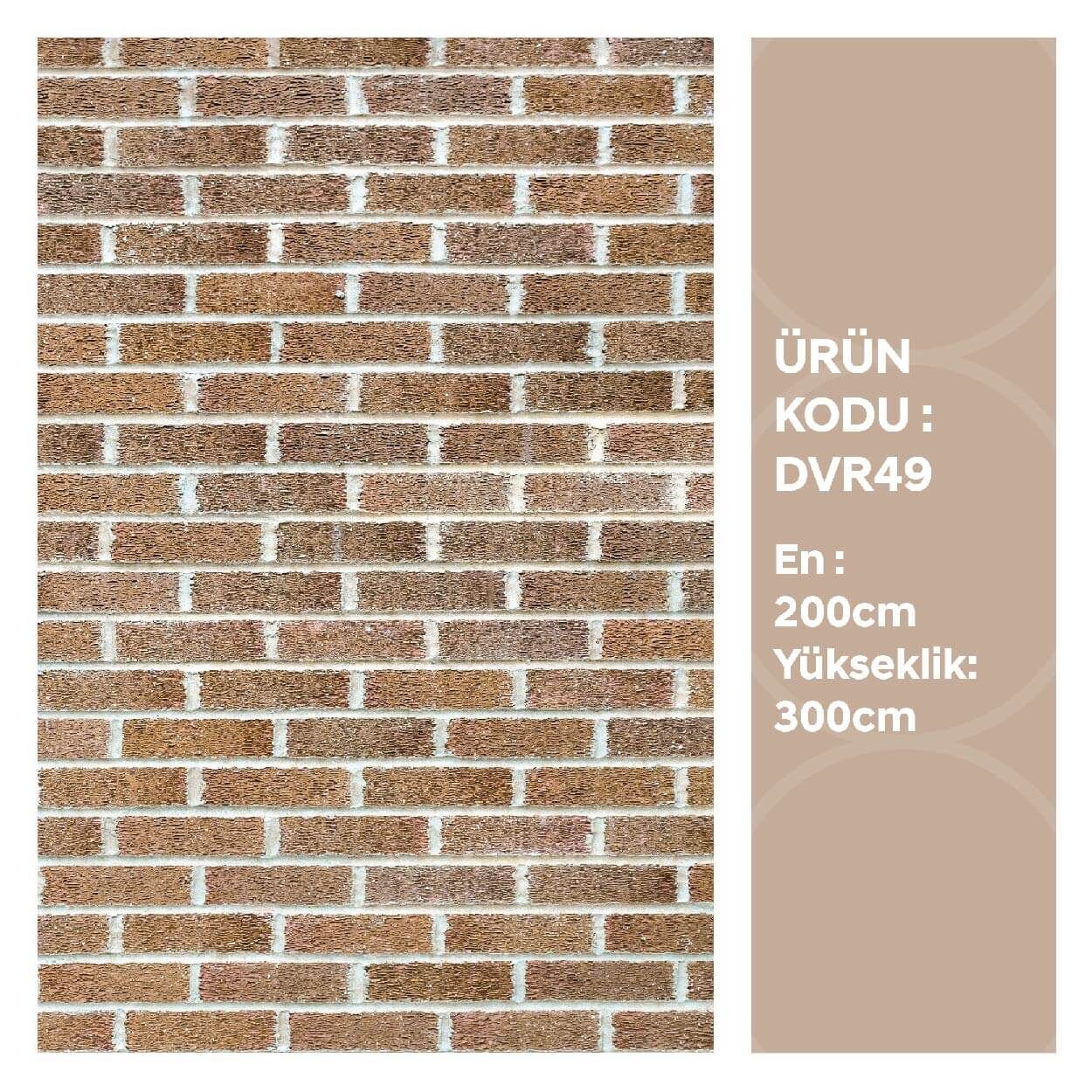 Açık Renk Taş Tuğla Deseni Duvar Kağıdı