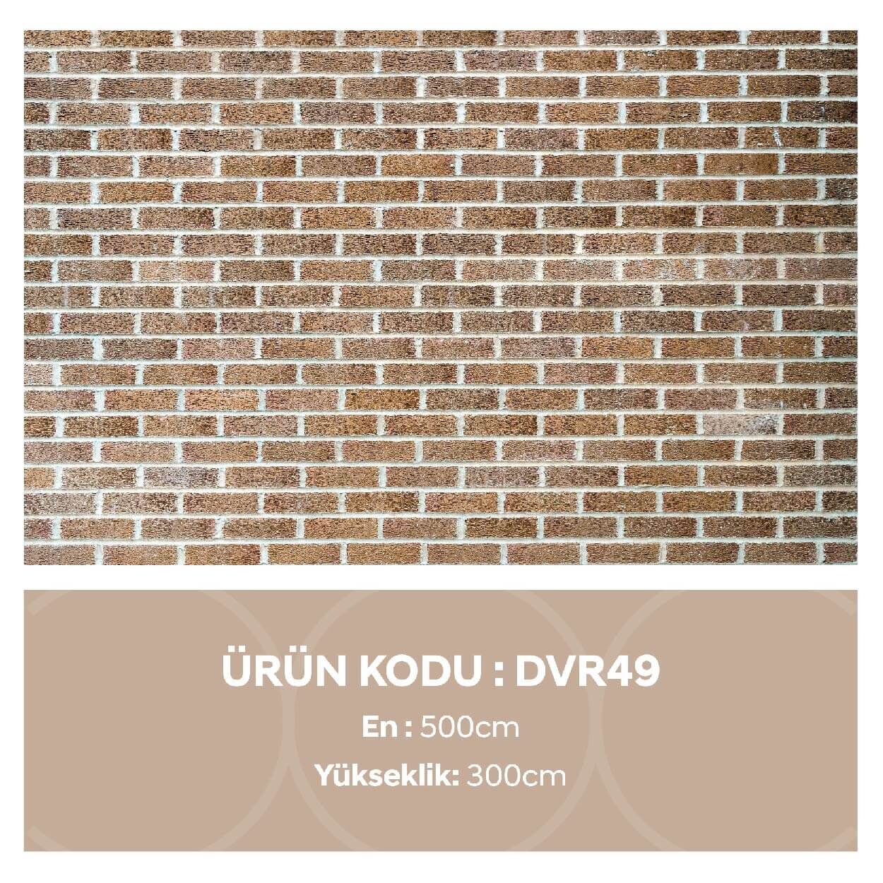 Açık Renk Taş Tuğla Deseni Duvar Kağıdı