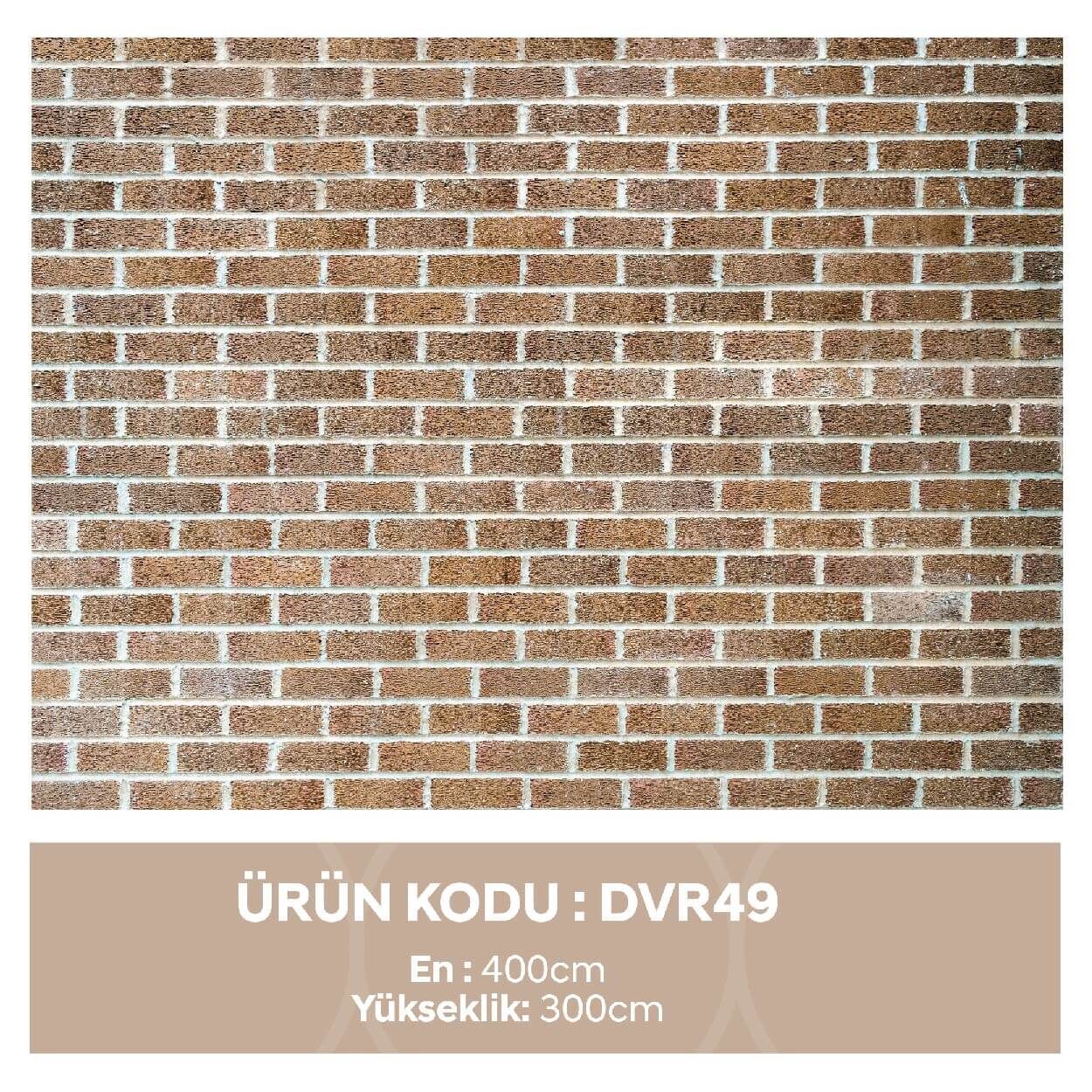 Açık Renk Taş Tuğla Deseni Duvar Kağıdı