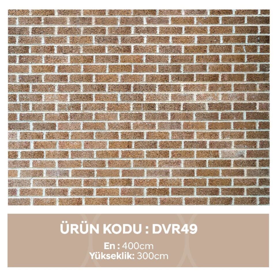 Açık Renk Taş Tuğla Deseni Duvar Kağıdı