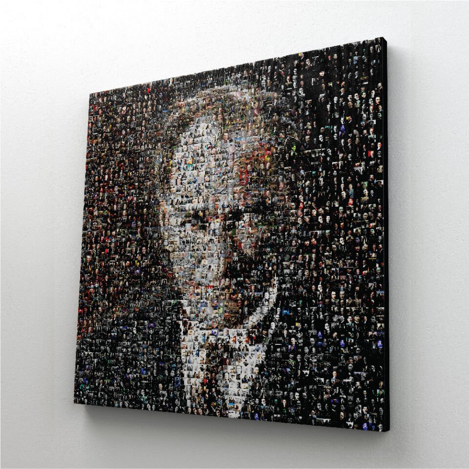 Binbir Resimde Atatürk Kanvas Tablo