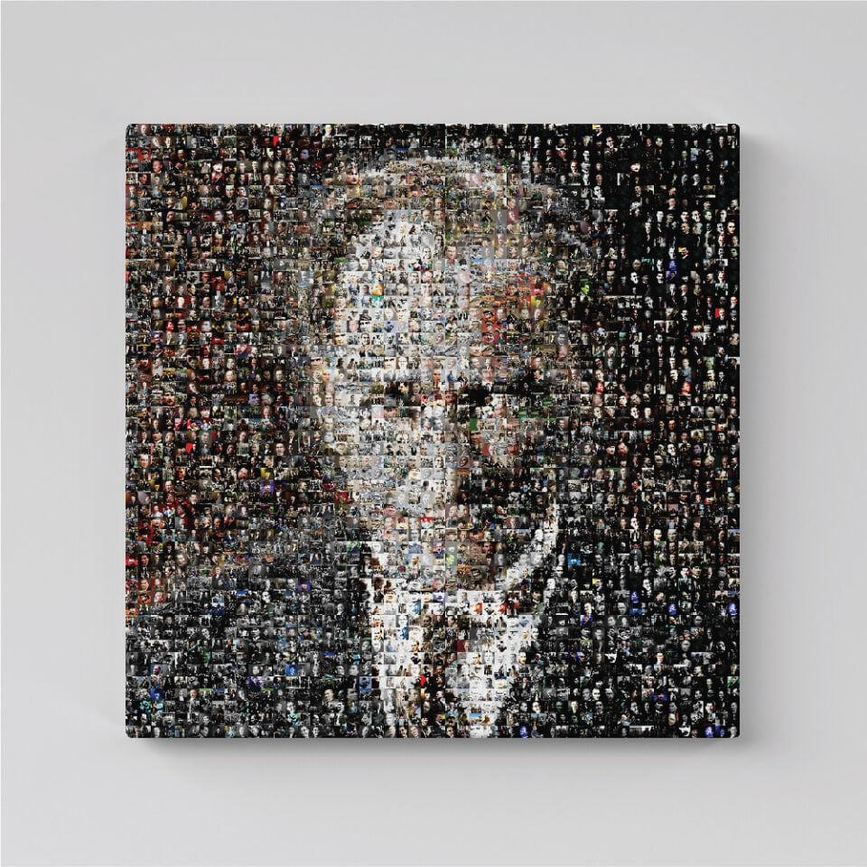 Binbir Resimde Atatürk Kanvas Tablo