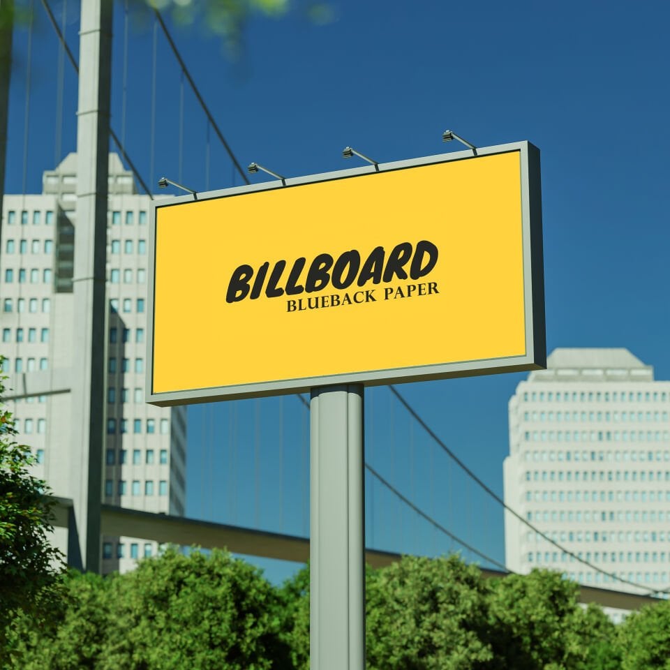 Billboard Blueback Kağıt