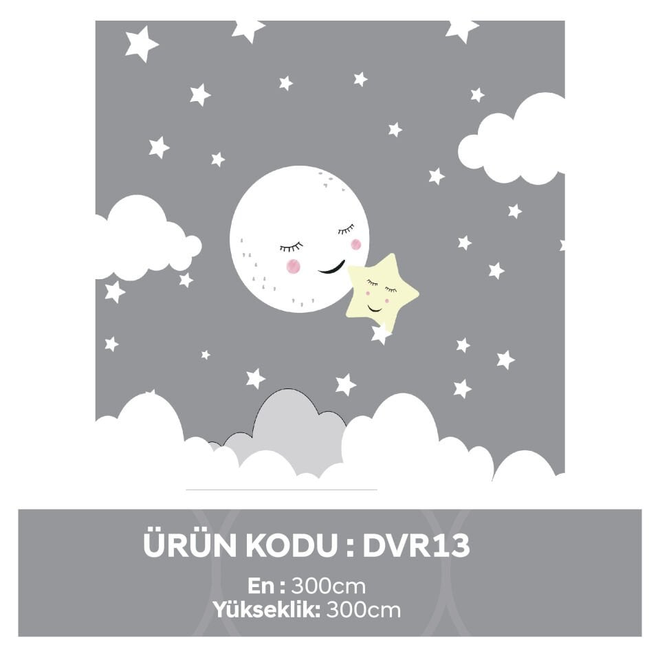 Bulut,Ay,Yıldız Duvar Kağıdı