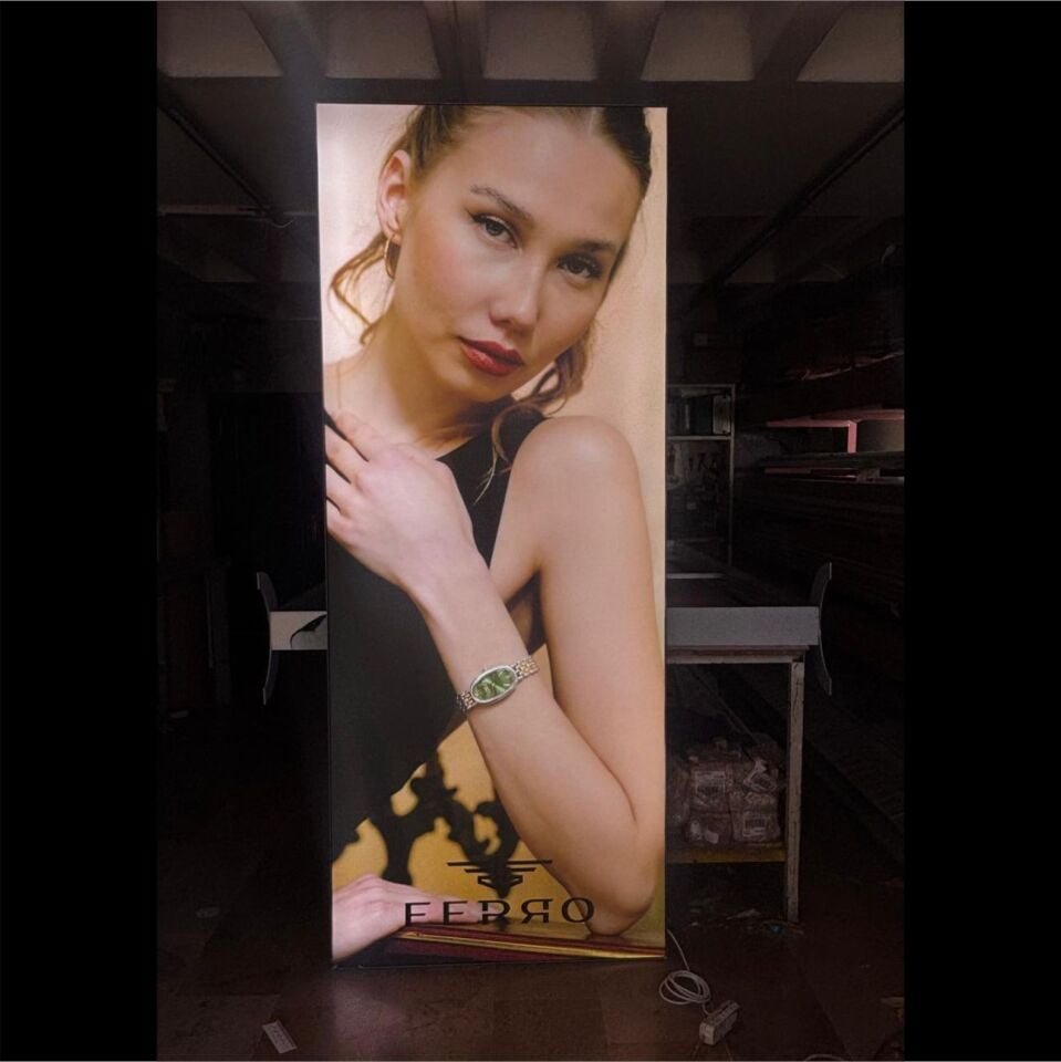 8 cm Tek Taraflı Lightbox