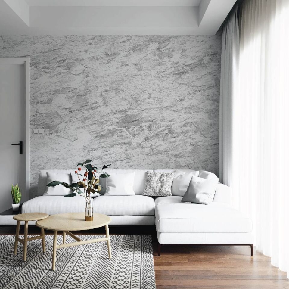 Gri Mermer Duvar Kağıdı