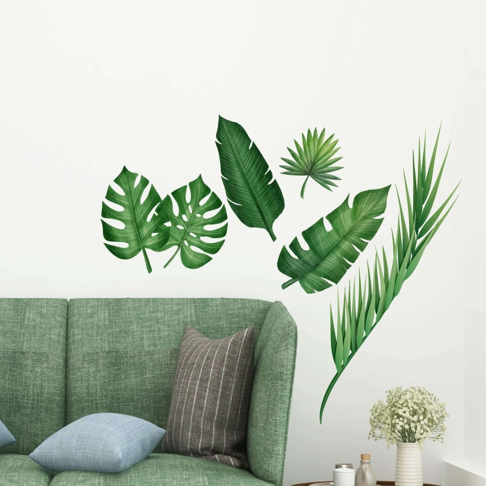 Palmiye Yaprakları Sticker