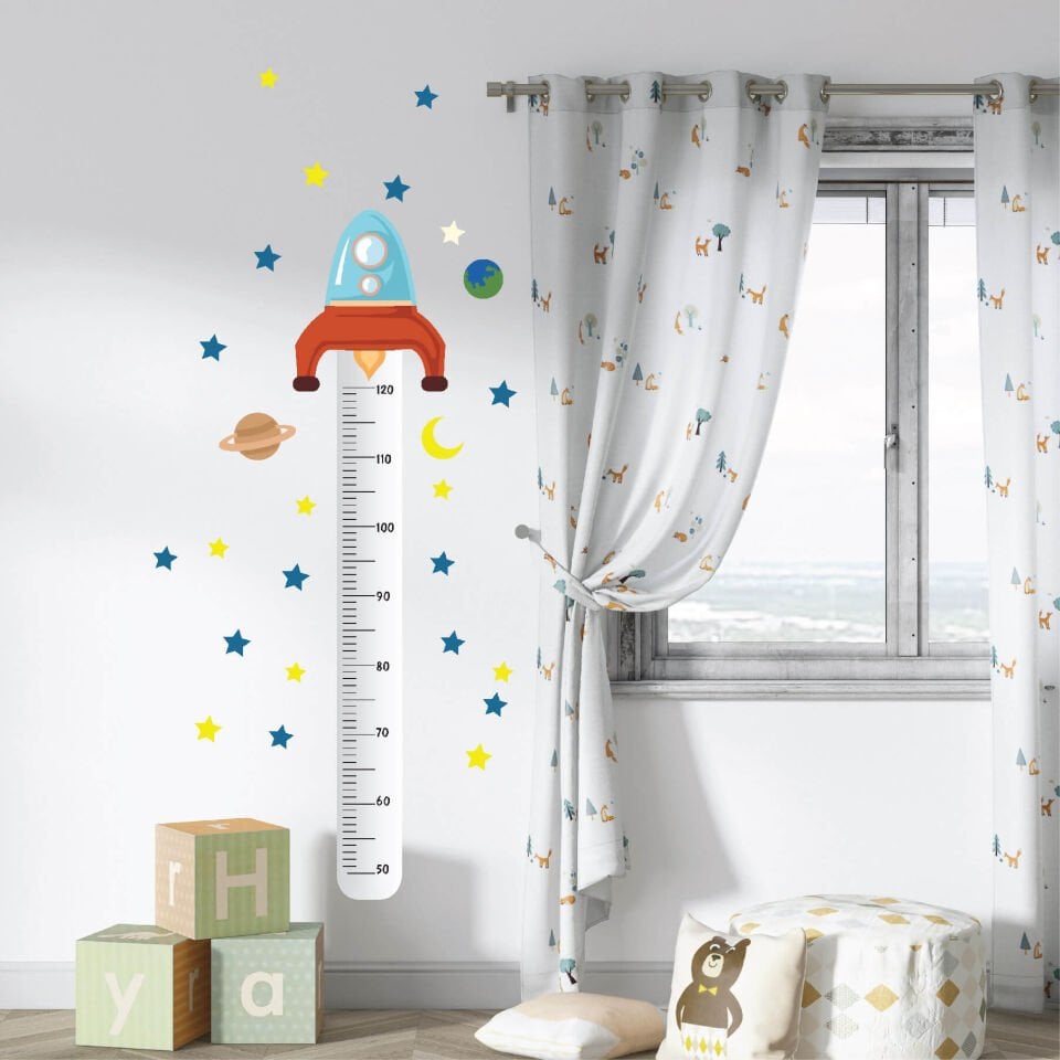 Uzay Boy Ölçer Sticker