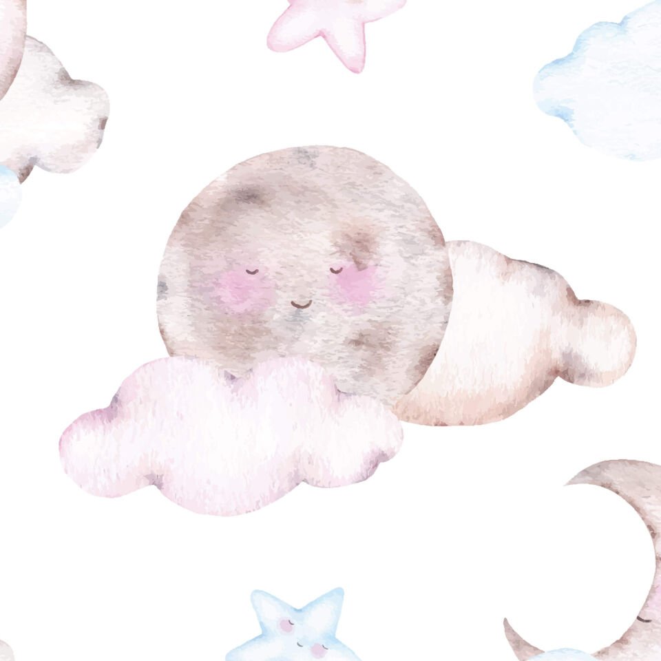 Uyuyan Ay Duvar Kağıdı