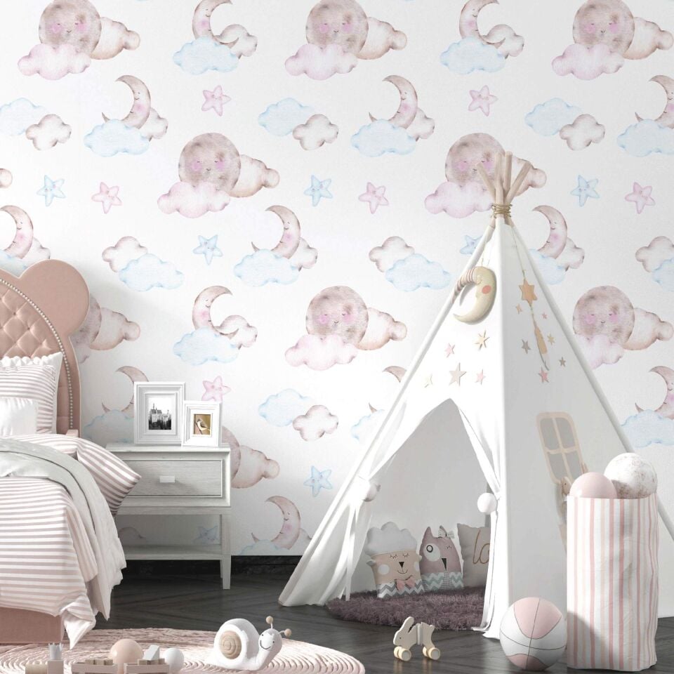 Uyuyan Ay Duvar Kağıdı