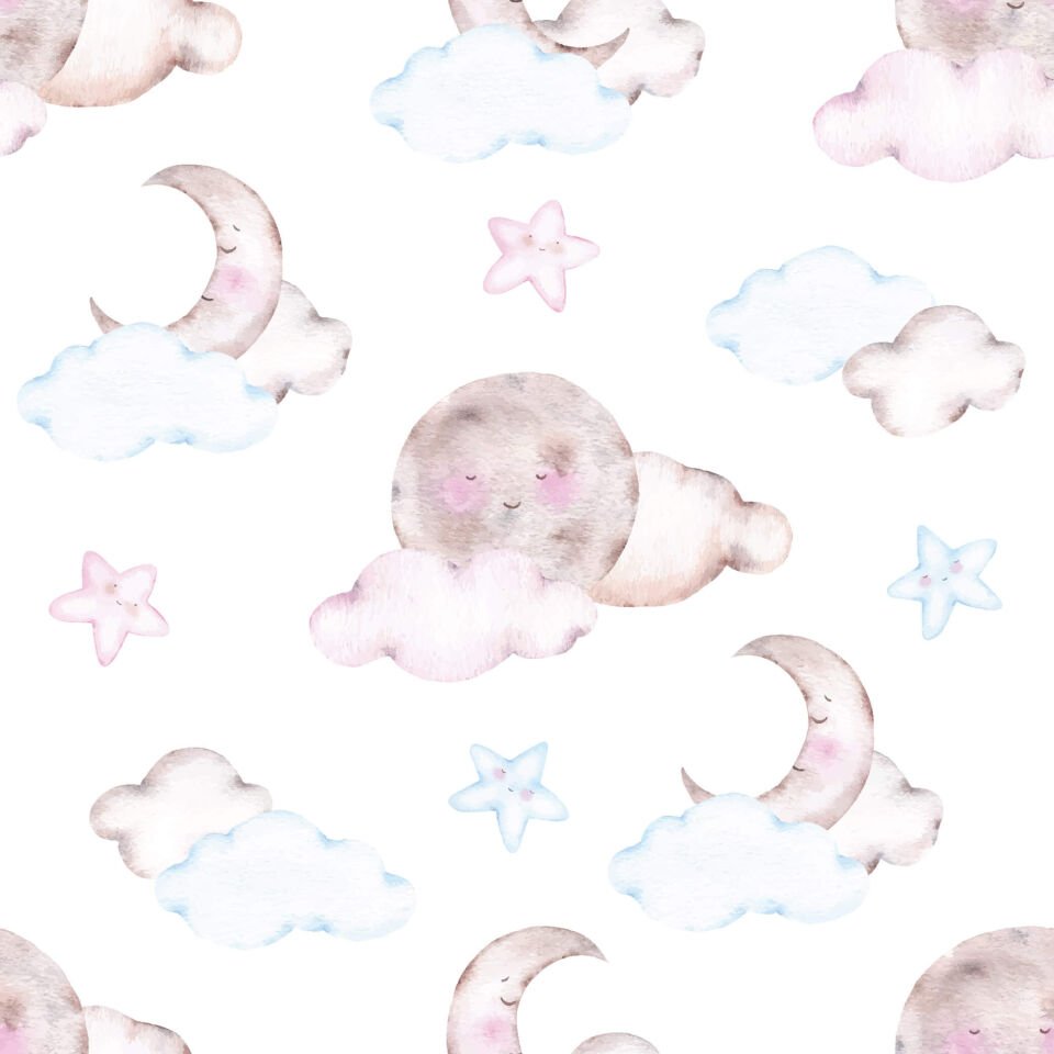 Uyuyan Ay Duvar Kağıdı