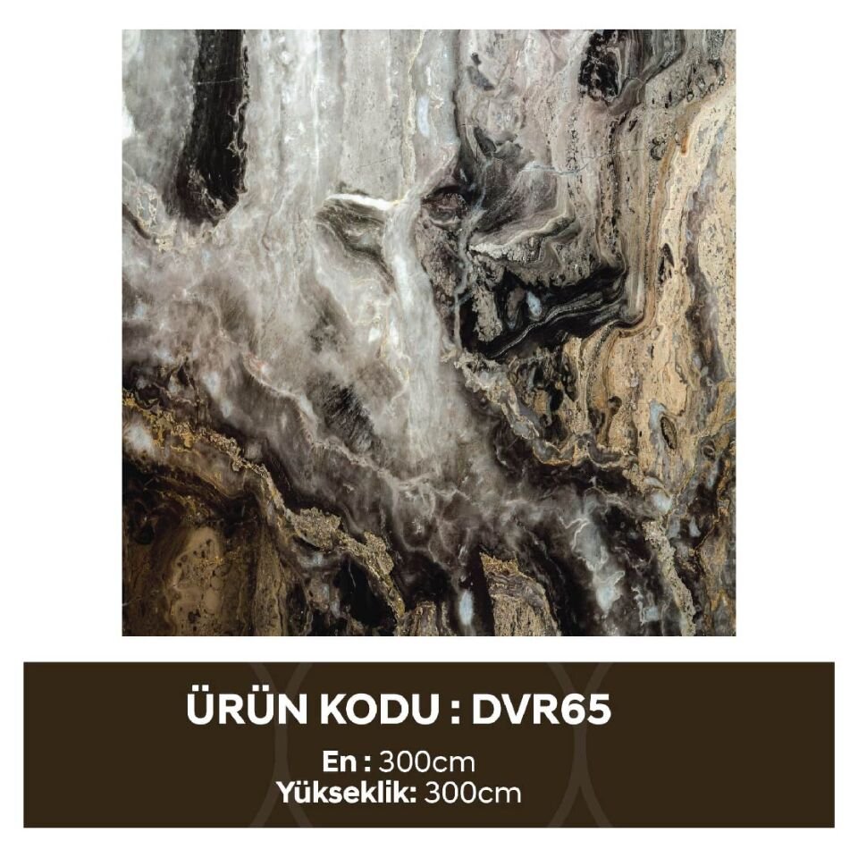 Gold Siyah Mermer Duvar Kağıdı